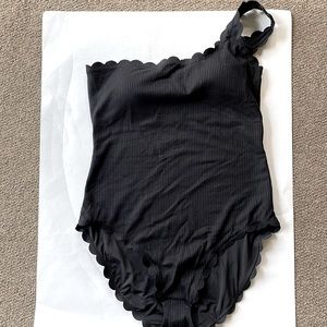 Aerie full coverage waffle print one piece swimsuit NWT